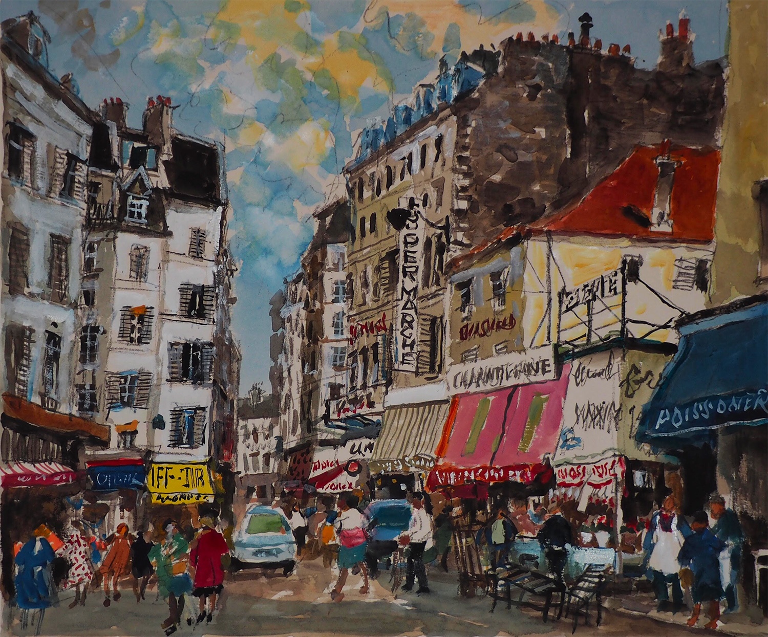 セーヌ通りの朝 - 児玉幸雄の版画・画集サイト