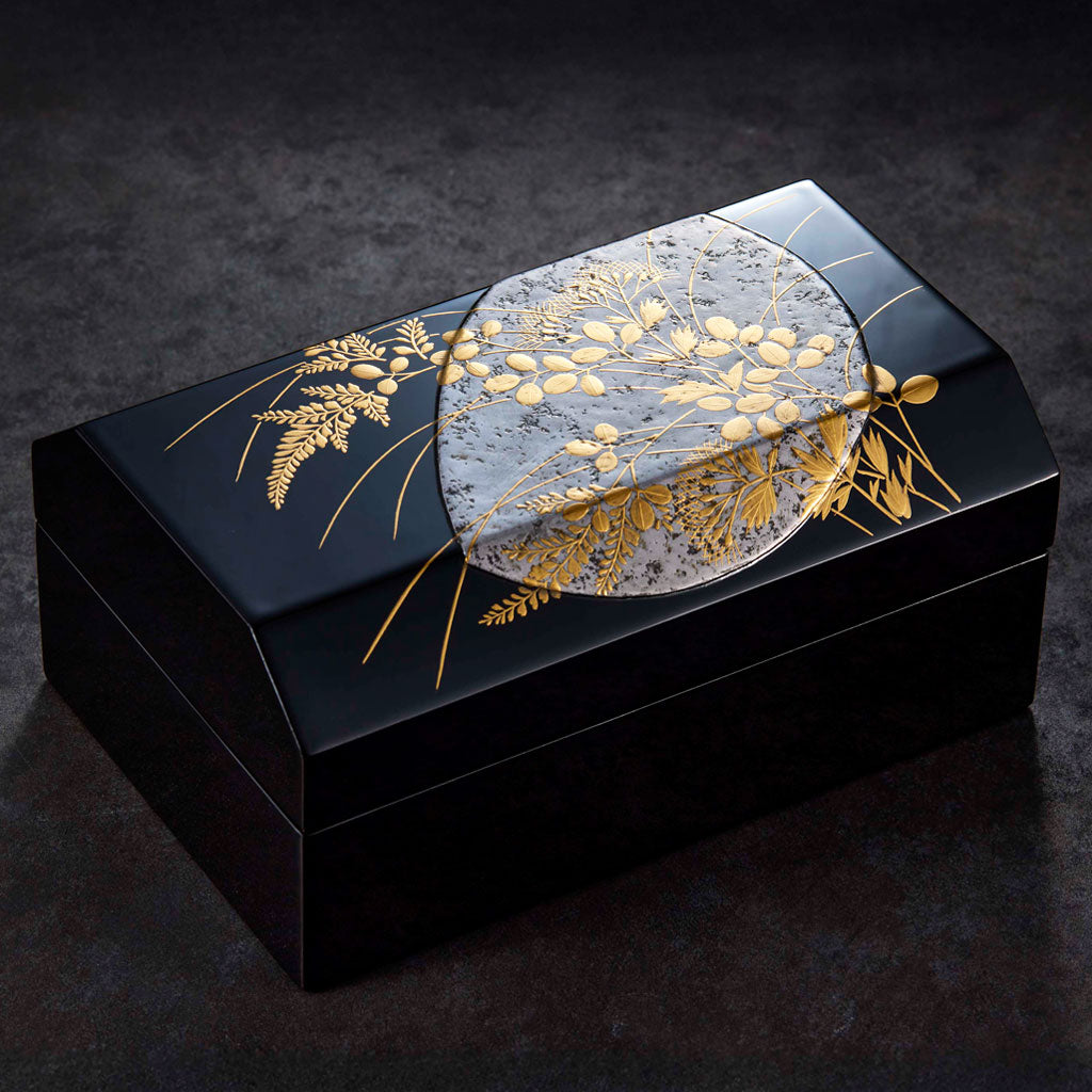 月に秋草 台形小箱 – 象彦 公式オンラインショップ