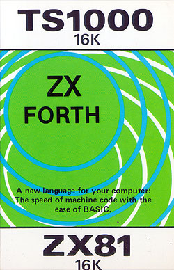 ZX81 tape ZX Forth by International Publishing and Software Inc.