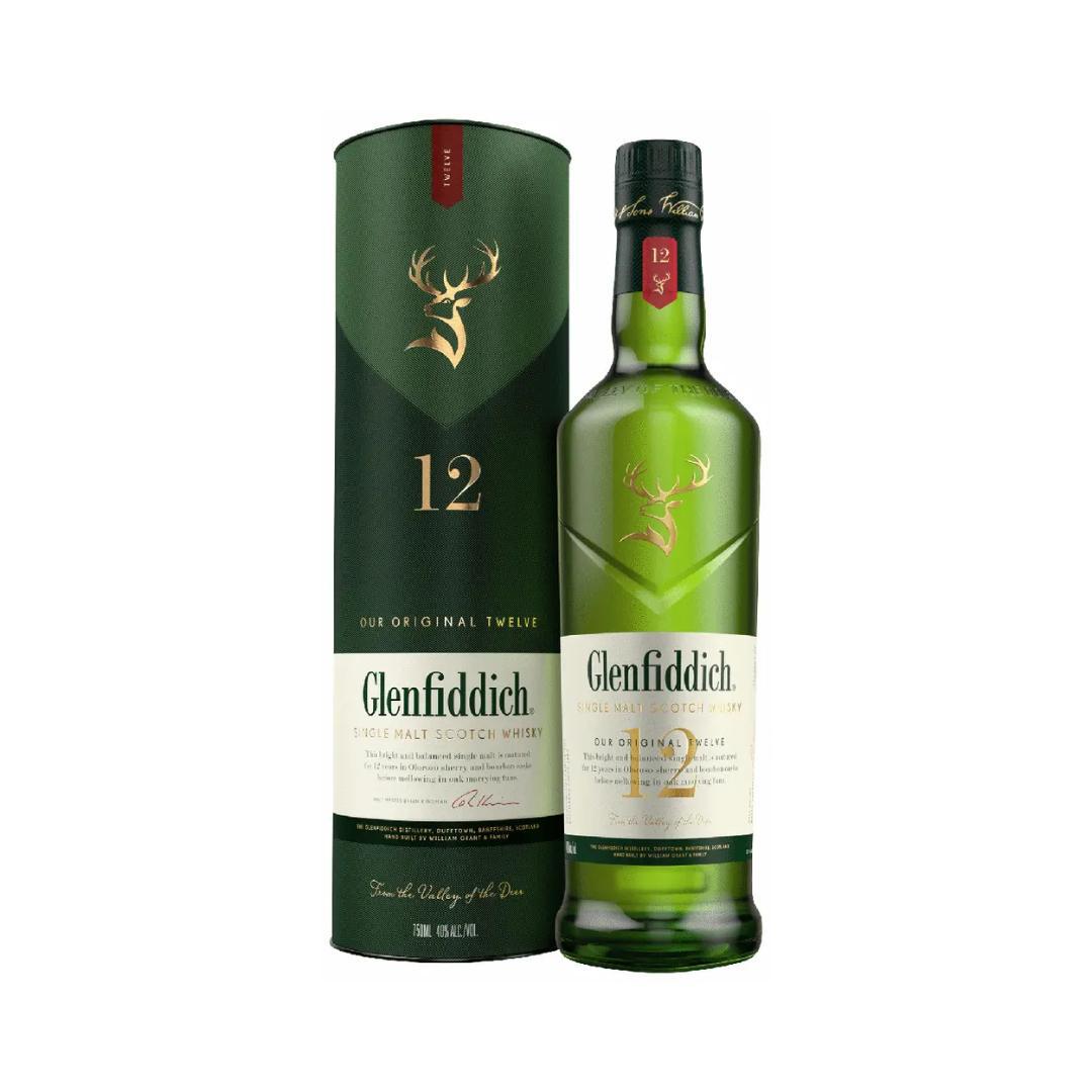 Glenfiddich 12-yr Scotch Malt Whisky- 750ml | Ace Beverage : Fine