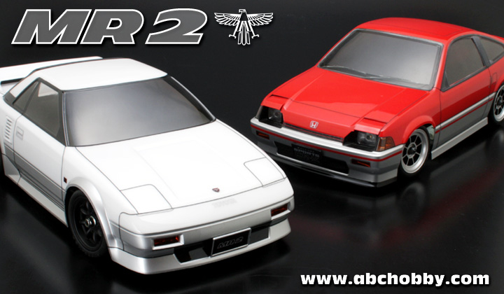 TOYOTA MR2(AW11)未塗装透明 ボディ【ABC 】 【公式通販】