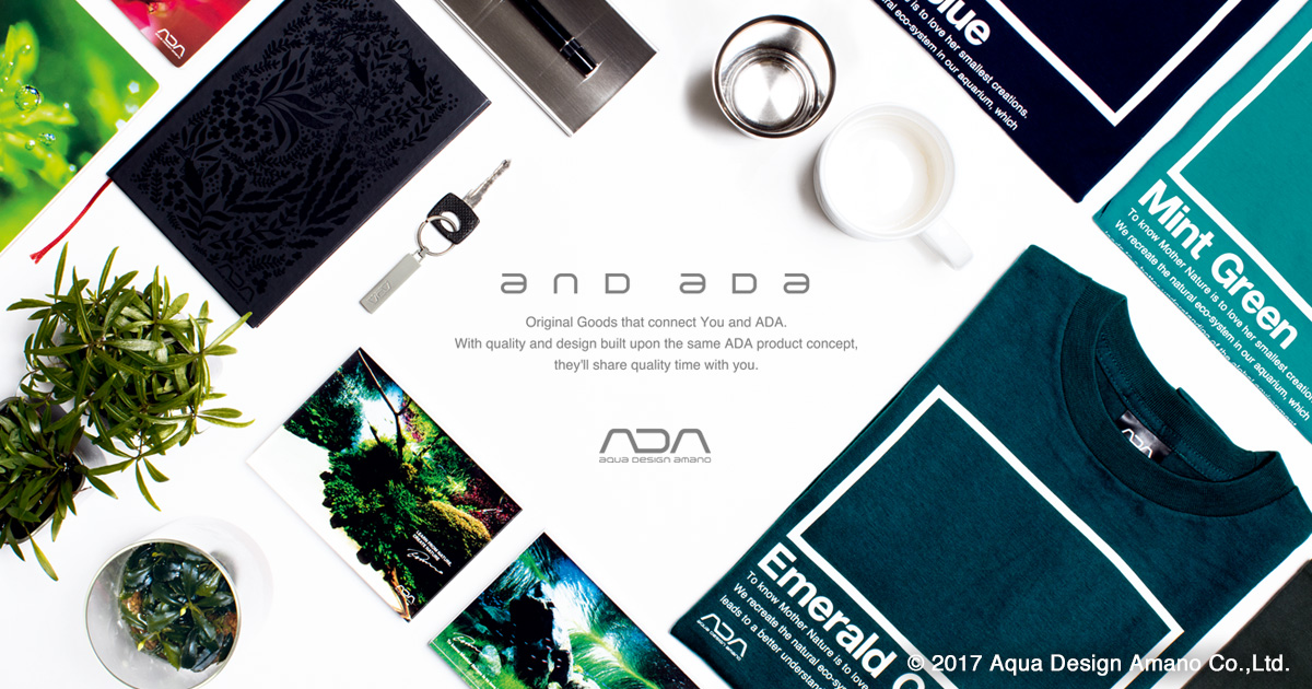 ADA 限定 キーリング アクアデザインアマノ キーホルダー 実にADA