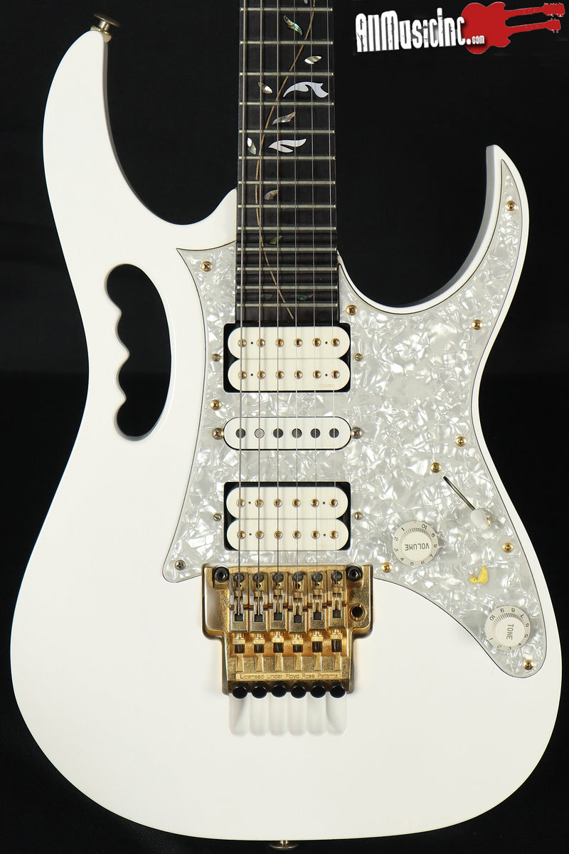 Ibanez Steve Vai Owned/Signed JEM JEM7V-WH White Electric Guitar