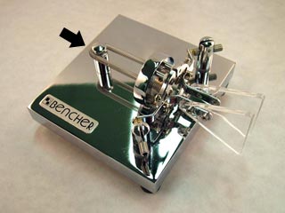 Bencher JA-2 モールスパドル 3.5mmジャック Bencher JA-2 モールス