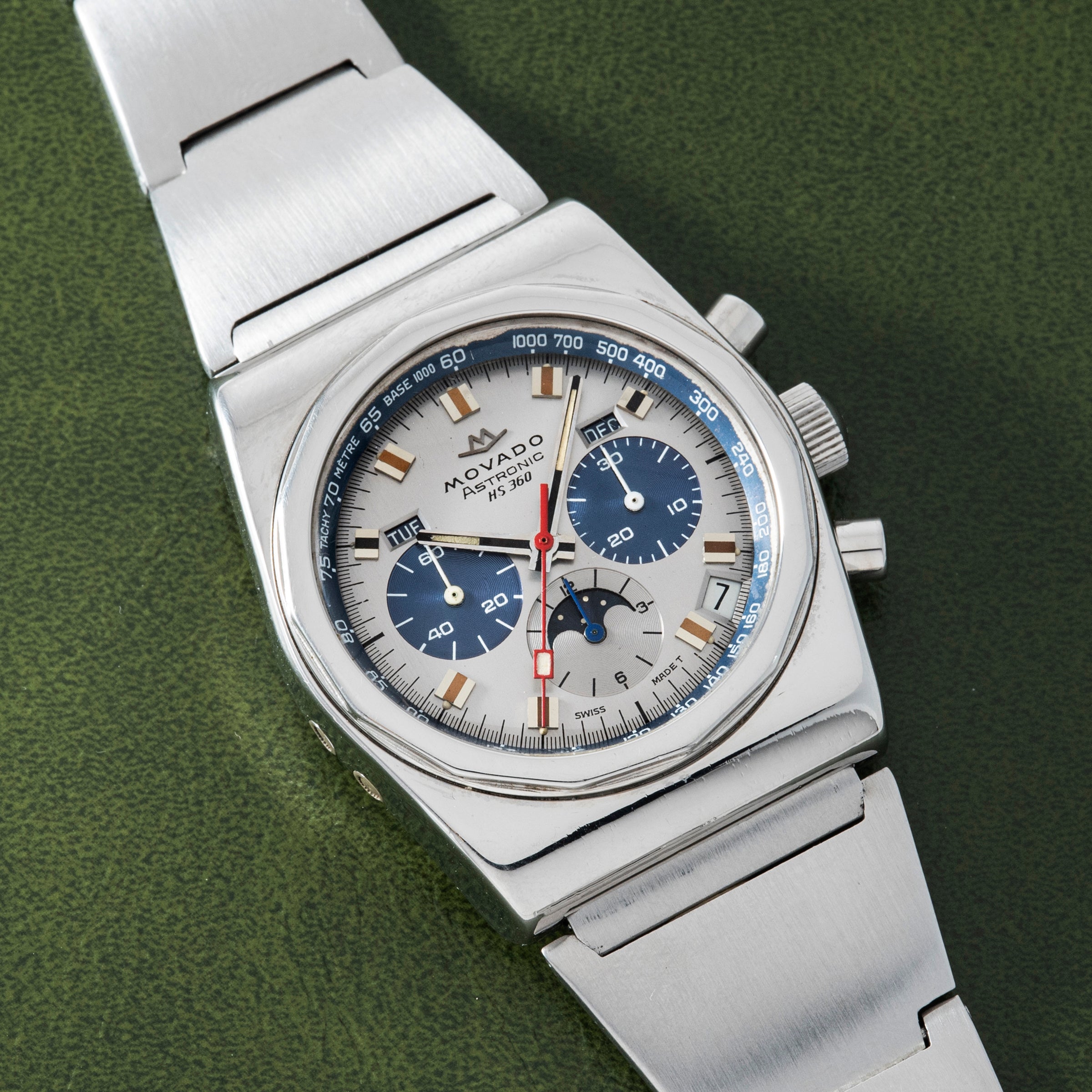 Movado Astronic HS 360 Triple Calendar Chronograph – Analog:Shift