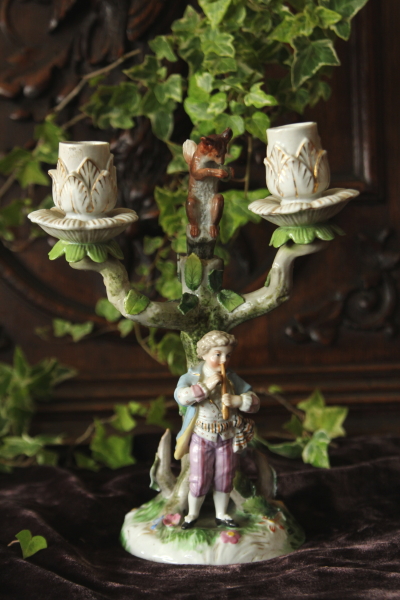 キャンドルスタンド アンティーク マイセン 【公式通販】