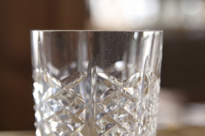 ヴィンテージクリスタルロックグラス アンティーククリスタルグラス