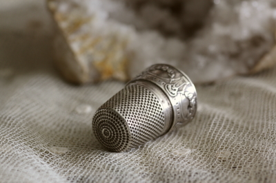 フランスアンティーク シルバー すずらんのシンブル 指ぬき 【公式通販】