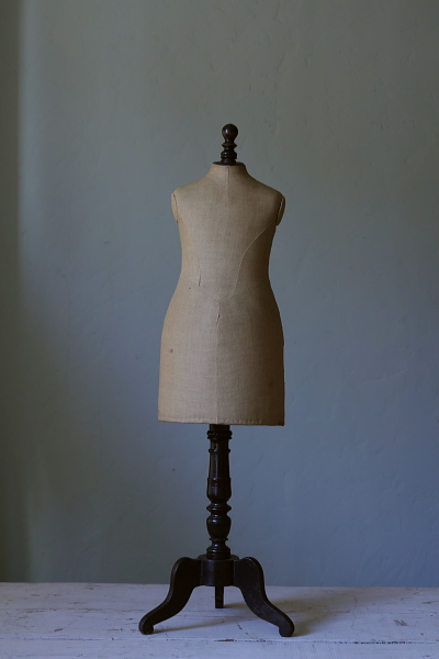 フランスアンティーク木製レディーストルソー/女性ボディ/マネキン90