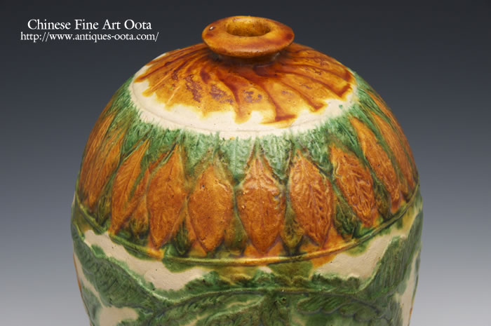 中国遼時代緑釉大缶 中国遼時代緑釉大缶 中国遼時代緑釉大缶 Yahoo