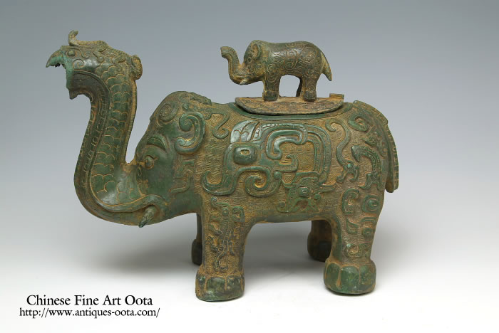 青銅器 亀型器具 上古大陸様式 饕餮文方〓〈文字一／〉 文化遺産オンライン