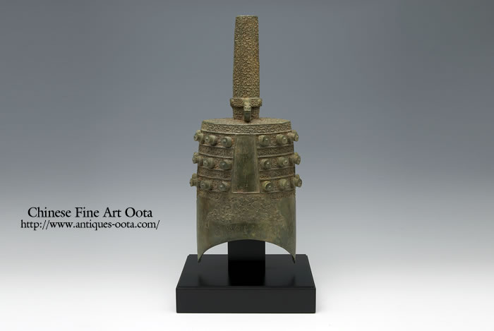 中国 古銅宣徳銅 鐸鈴 銅鐸 銅鐘 C 8602 鎛 - MIHO MUSEUM