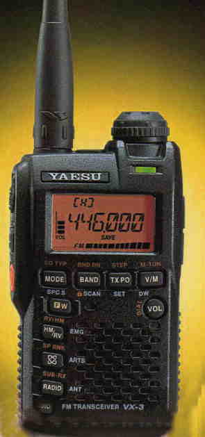 トランシーバー VX-3 VX-3（生産終了） | アマチュア無線【八重洲無線】