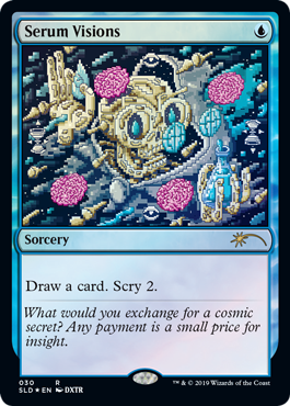 Serum Visions MtG Art from Secret Lair Set by DXTR - Art of Magic