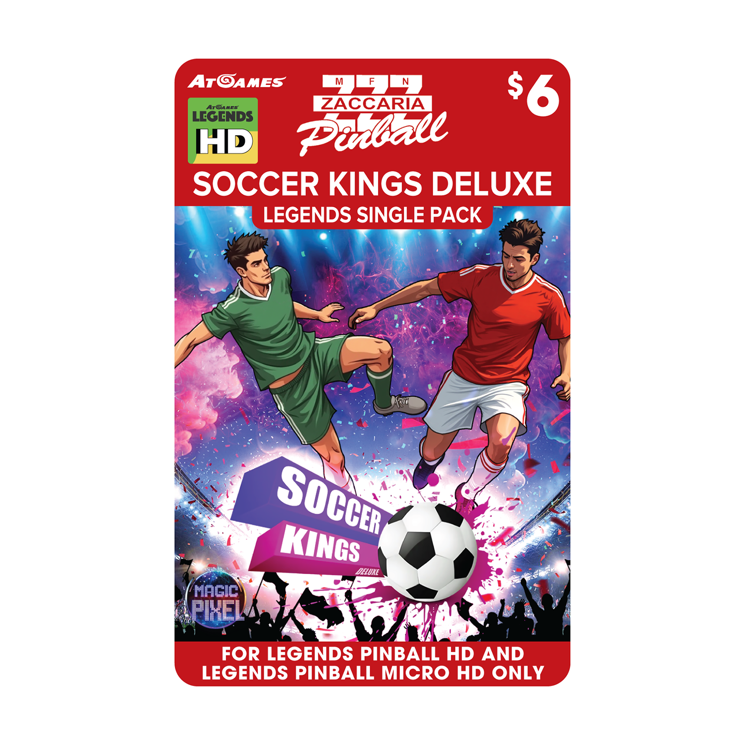Zaccaria Soccer Kings Deluxe Legends Single Pack (For Legends Pinball