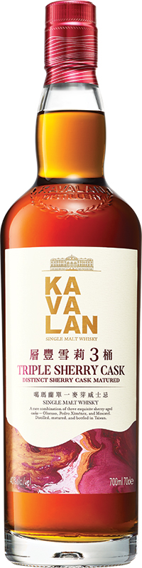 KAVALAN - TRIPLE SHERRY CASK SINGLE MALT WHISKY Taiwanese Whisky