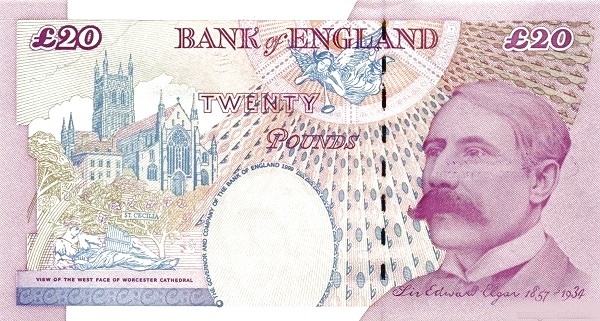 未使用 イギリス 1999年 エリザベス女王高額 20ポンド P-390b-公式 未