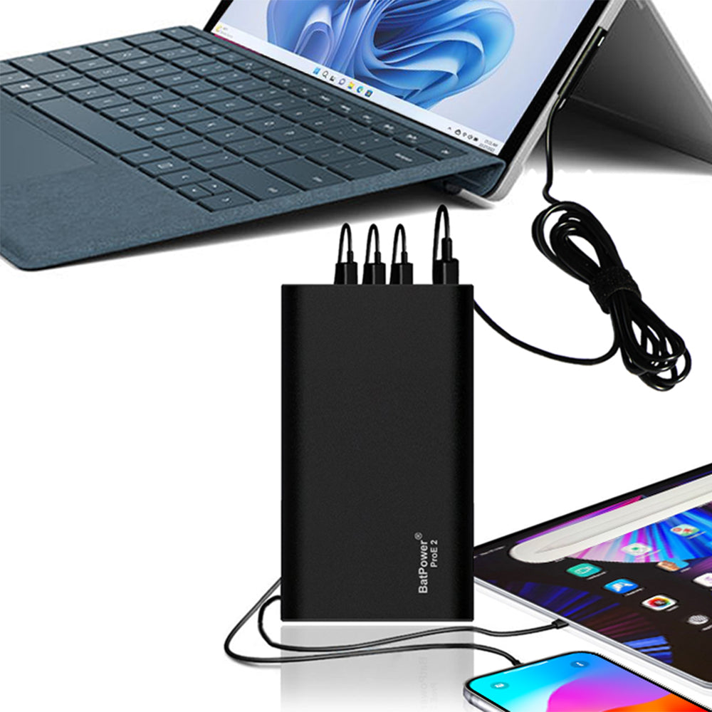 Surface Portable Charger External Battery 98Wh-148Wh-210Wh – BatPower