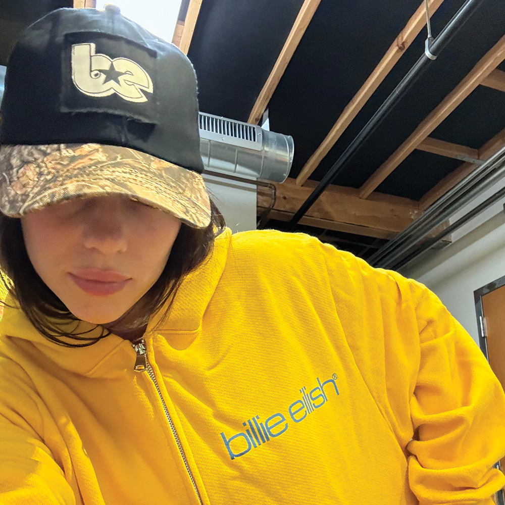 Billie Camo Bill Hat - Billie Eilish