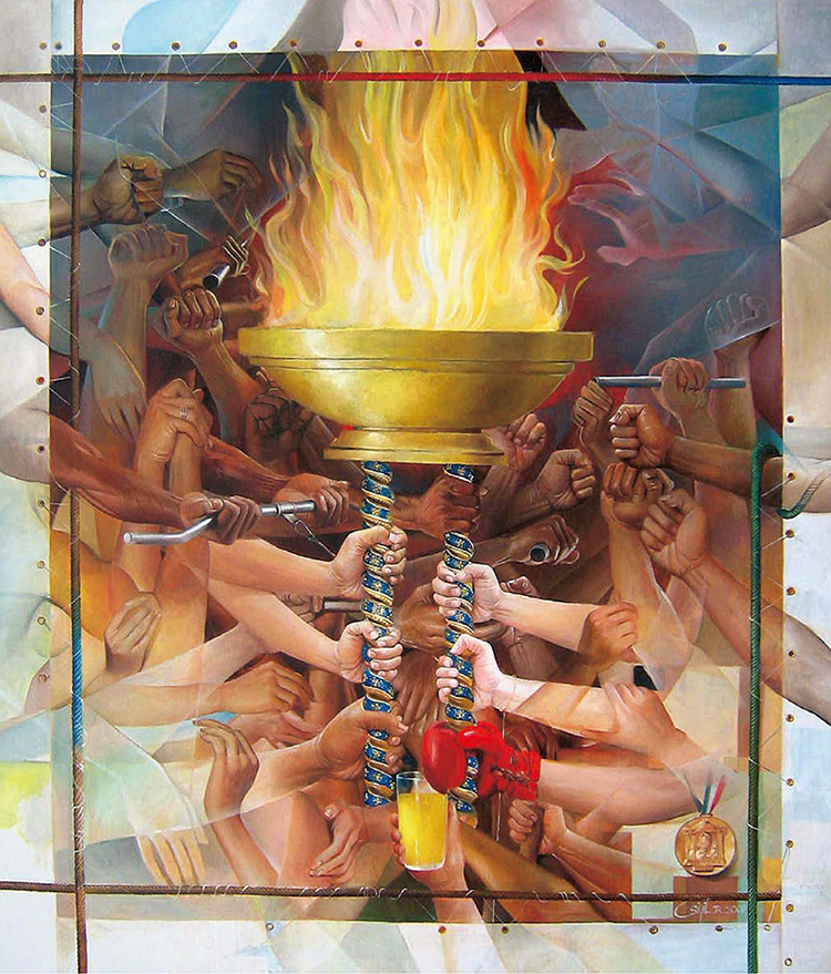 潘蘅生(Pan Hengsheng ) 油絵