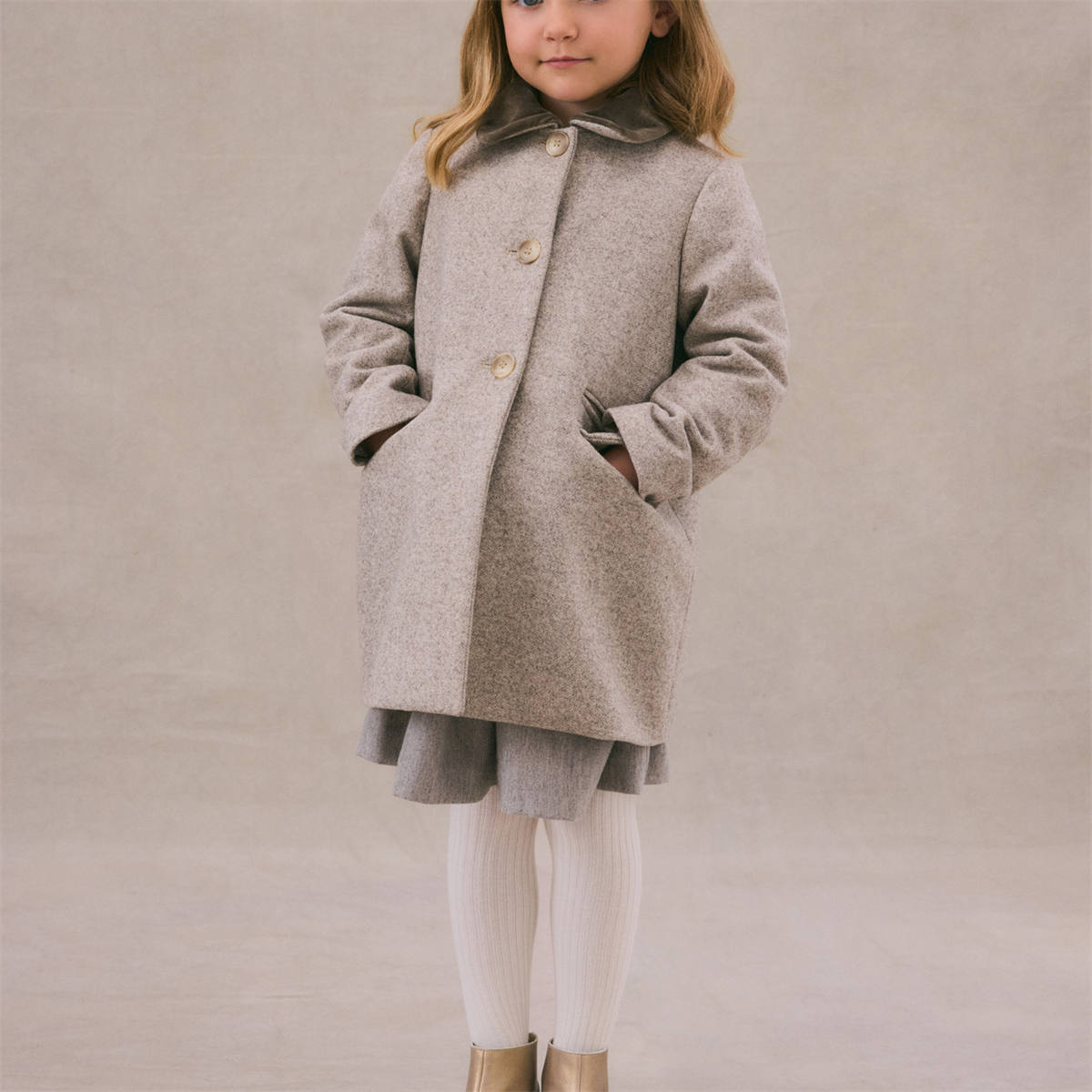 ボンポワン アウトレット ウールコート 6 ボンポワン ウール コート 6