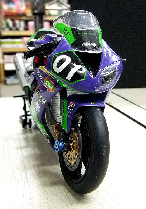 No.1 フジミ 1/12 エヴァンゲリオンRT初号機TRICK☆STAR kawasaki ZX