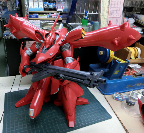 RE/100 1/100 MSN-04II ナイチンゲール サンプル製作レビュー ～その3