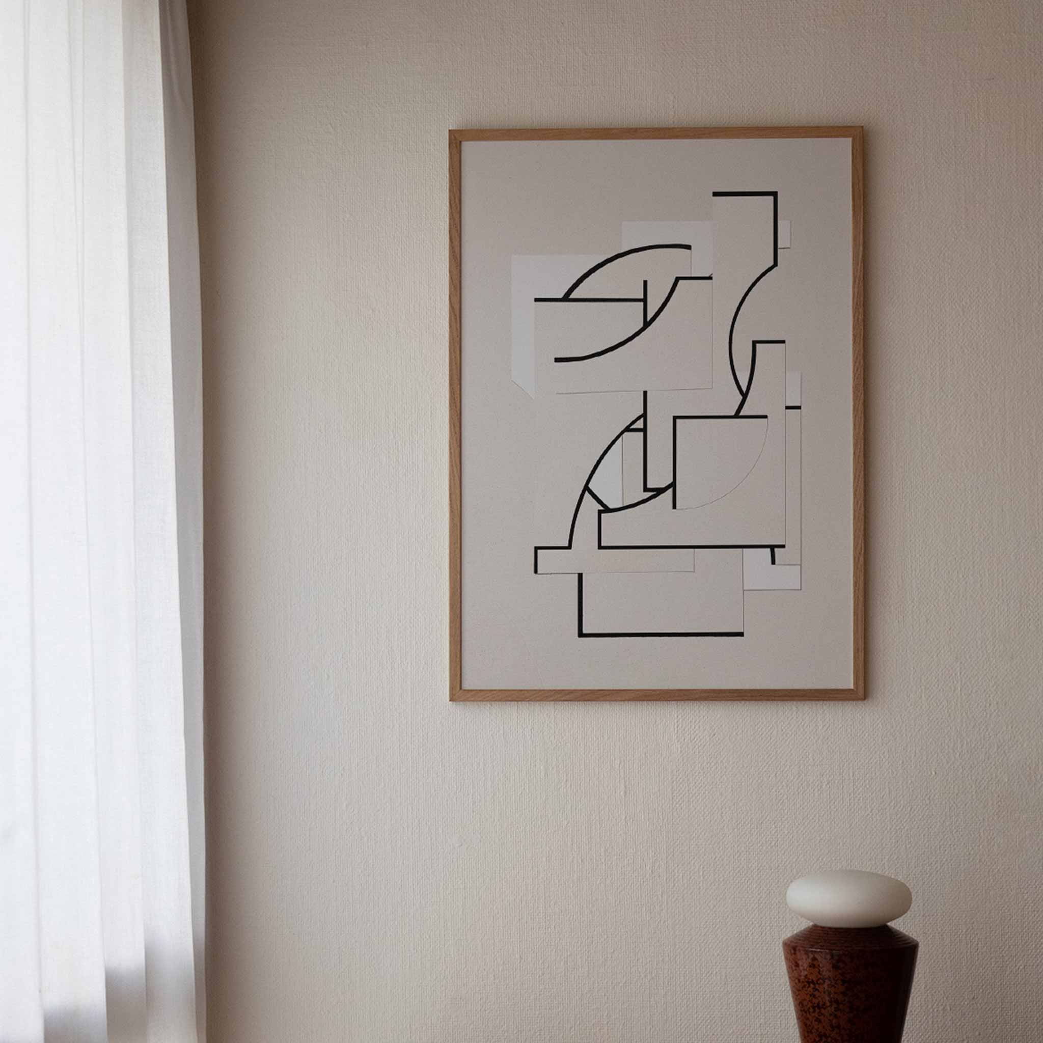 Atelier Cph アートポスター 50×70cm Object Blanc No 27 – CHLOROS