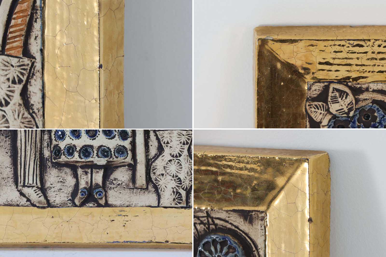 希少 Lisa Larson リサ ラーソン VAGGPLATTOR Jubileum 大きな陶板