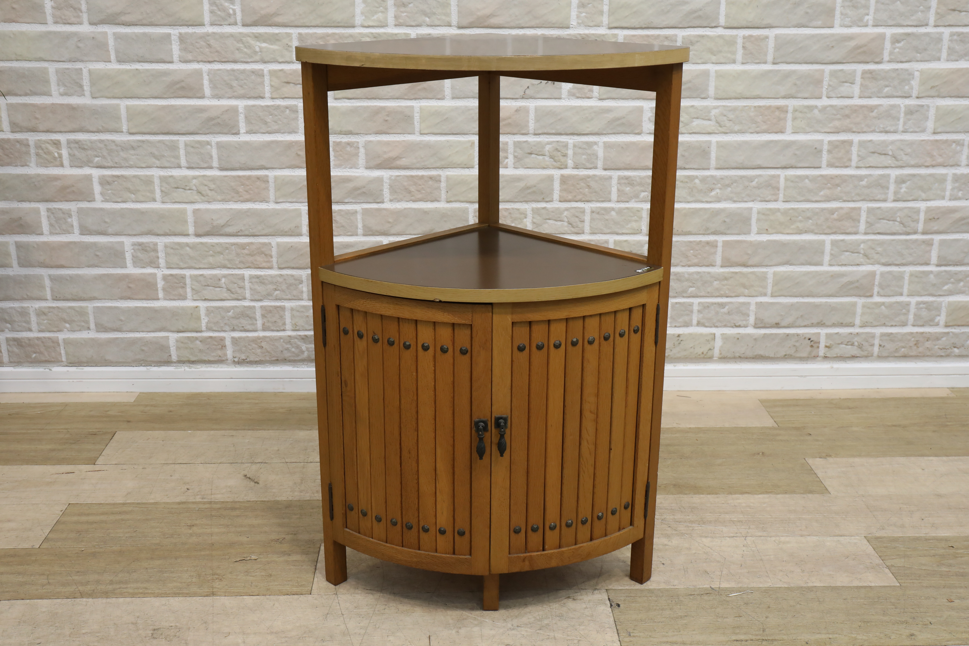 karimoku カリモク コロニアル コーナーテーブル コーナーラック 電話