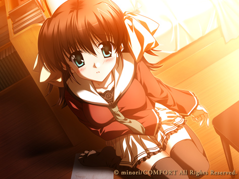 雨宮優子 神代アリス 等身大スタンドPOP ef latter minori 雨宮優子