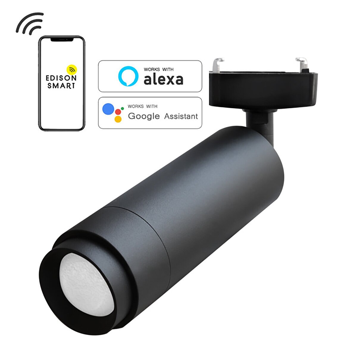 エジソンスマート LEDスポットライト 3個セット 黒 楽天市場】エジソン