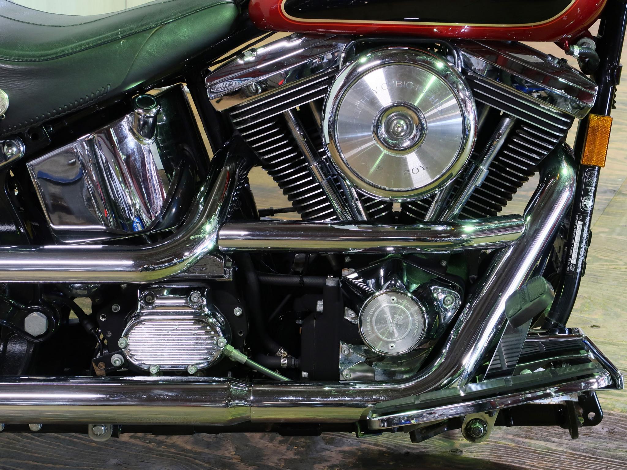 FLSTF FAT BOY レアなドール2体付き Harley-Davidson '98 FLSTF