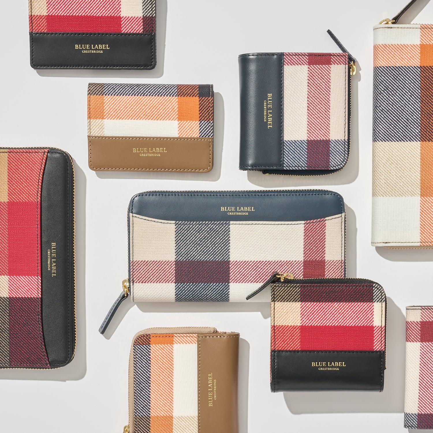 ラッキーデーに。 ブルーレーベルのチェック柄ウォレット｜BLUE LABEL