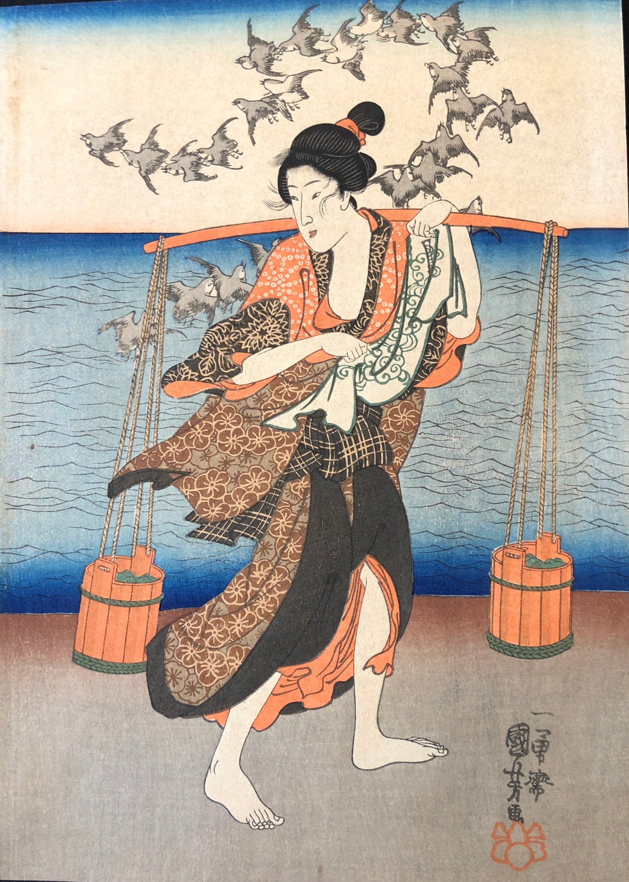 歌川国芳 浮世絵 復刻 木版画 浮世絵 Utagawa Kuniyoshi Ukiyoe Japan