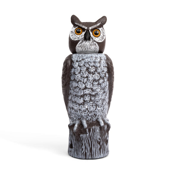 Dalen Rotating Head Owl Decoy: Scare Pests Effectively