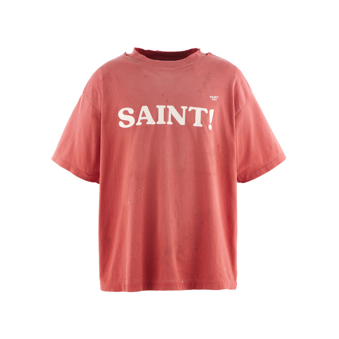 Saint Mxxxxxx (セントマイケル) S/S TEE SAINT / RED SM-HR8-0000-027