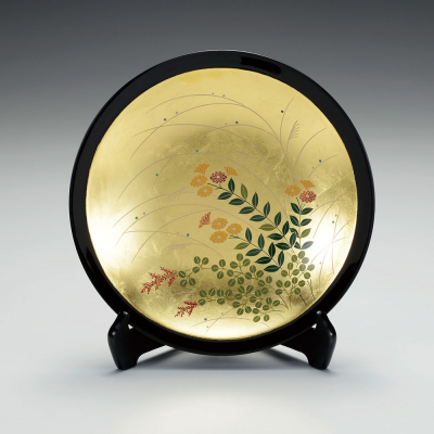 最高級 金箔装飾の漆台 台座 本漆 最高級 金箔装飾の漆台 台座 本漆 最