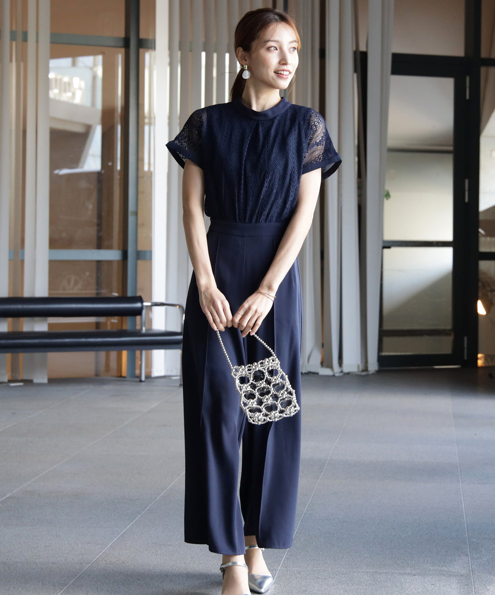 ジャンプスーツ パンツドレス ポケット付き 結婚式dsz0019 – [公式