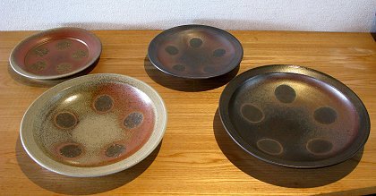 猪飼護 いかいまもる 常滑焼 25cm 皿 【新品未使用