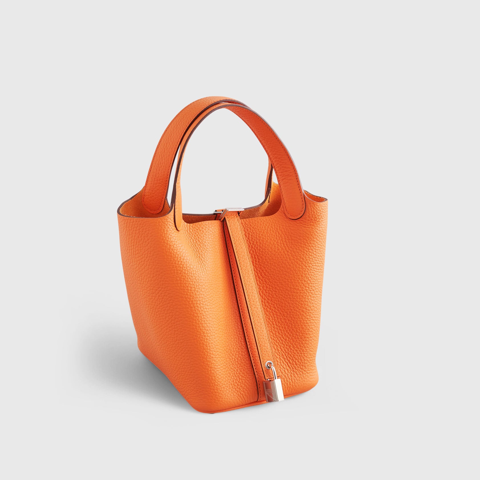 Hermès Picotin Lock 18 Orange Minium Clemence Palladium Hardware