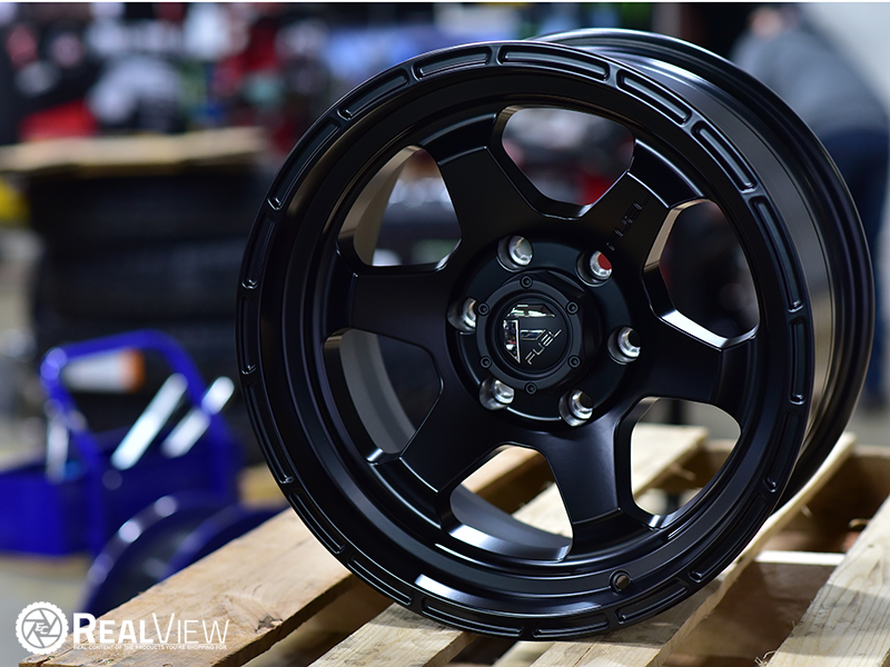 RealView of Fuel Offroad Shok D664 Matte Black - 17x9 +1