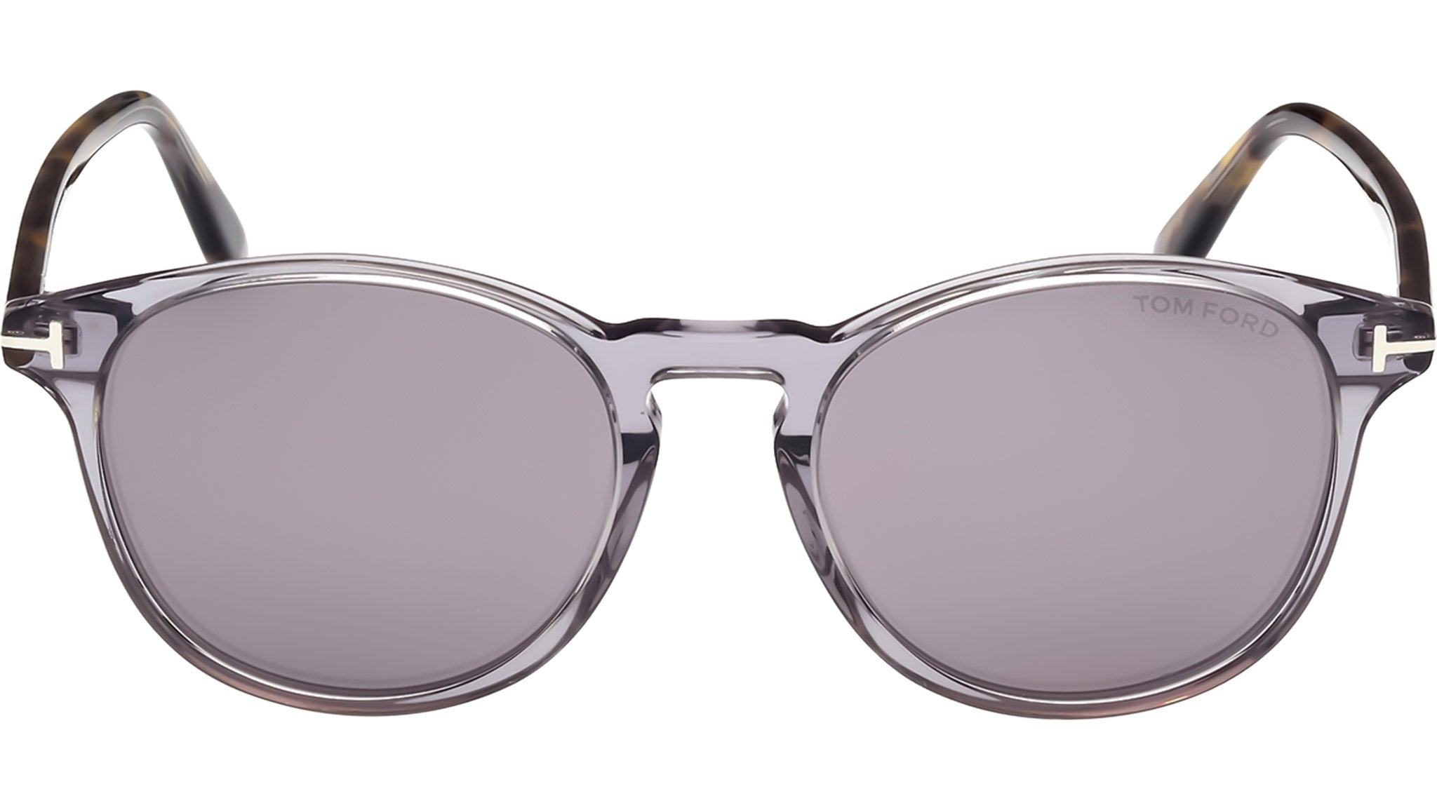 Tom Ford Lewis Sunglasses FT1097 20C Shiny Grey / Havana - eye-oo.com