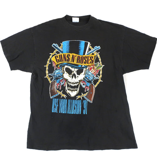 Vintage Guns N' Roses 1991 T-shirt Use Your Illusion Axl Rose