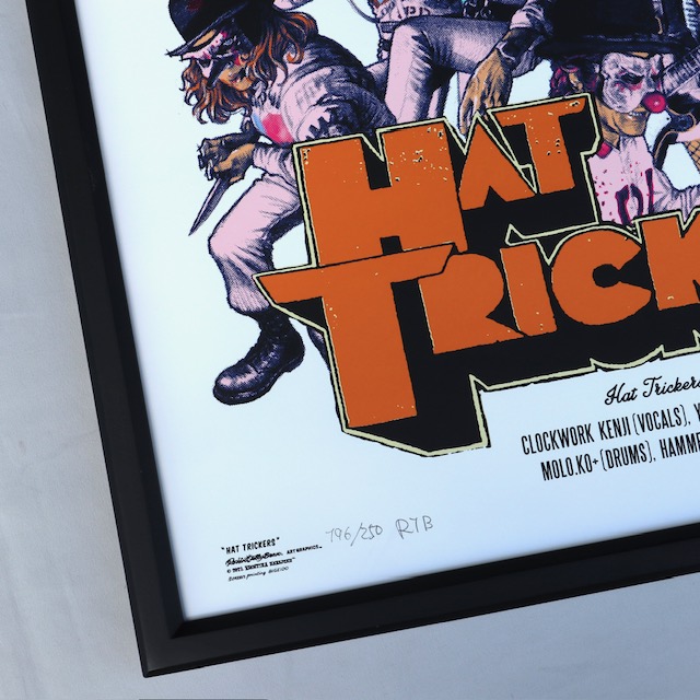 ロッキンジェリービーン TRICK MONSTER シルクスクリーン ポスター