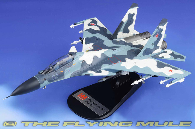 Su-30MK Flanker-C 1:72 Diecast Model - Hobby Master HM-HA9504