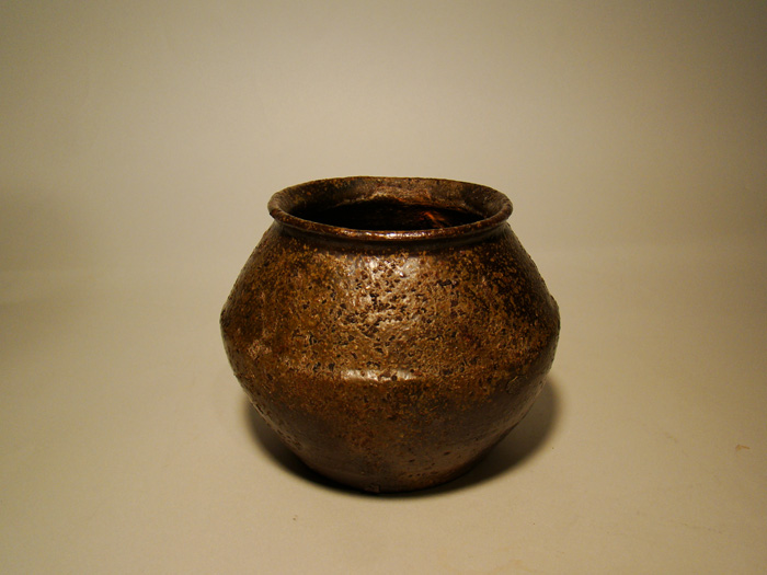 古丹波片口小壺 お歯黒壺 江戸時代 六古窯 古民藝 花呼ぶ器 古丹波片口