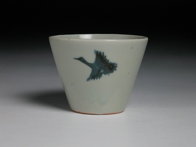 古美術柳 古伊万里 くらわんか 蒟蒻印判 井桁に熨斗文 初期蕎麦猪口