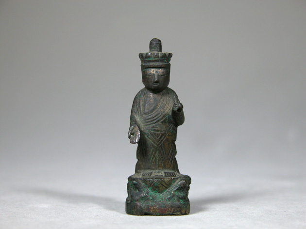 銅製福祿壽 置物高村泰正 彫刻 在銘 金属工芸 保管品 【公式通販】