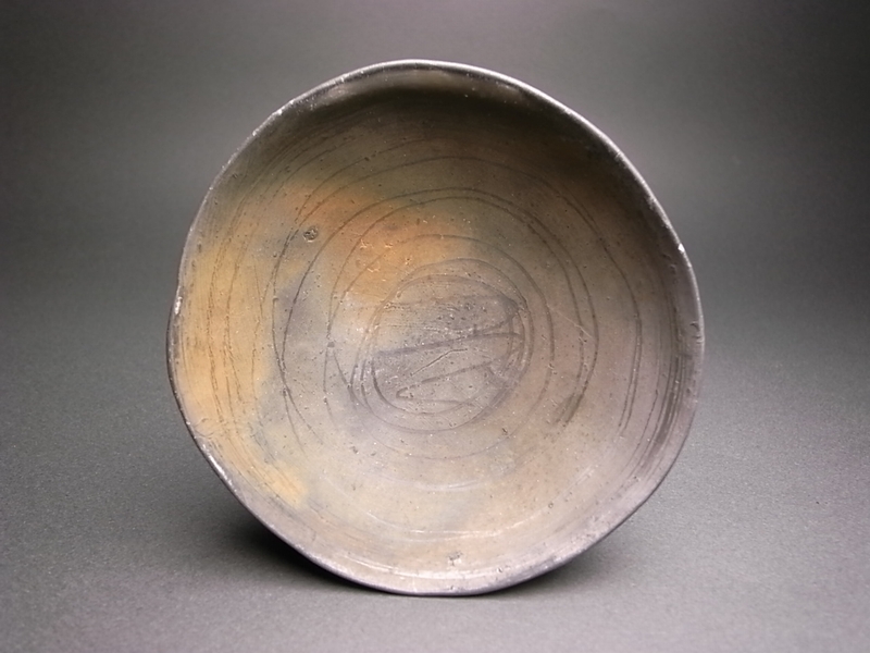 御陵碗 高杯 台付碗 黒色陶器 土師器 奈良時代 平安時代 骨董 古美術